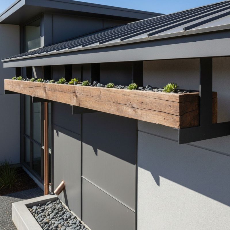 Wood Gutter Installation